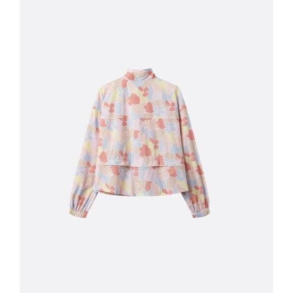 Travis Mathew NWT Size S Women's Weekend LIGHTWEIGHT Floral Zip Golf Pullover - Picture 6 of 6